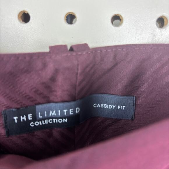 The Limited “Cassidy Fit” Mid-Rise Flare Pants Wine/Burgundy Women’s 6 - Picture 3 of 7